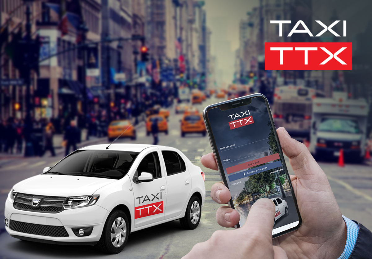 Aplicatie mobile pentru comenzi taxi online – Taxi TTX